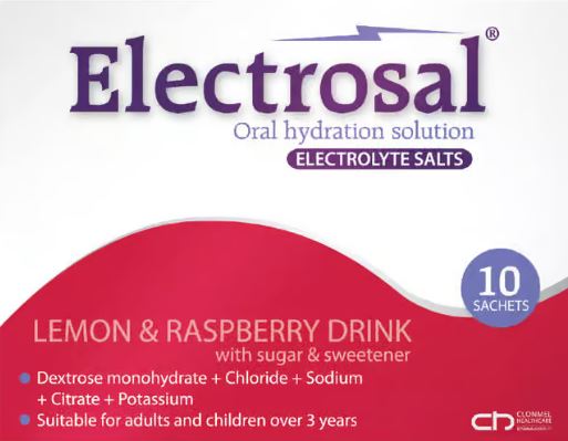 Electrosal Adult Lemon & Raspberry Electrolyte 10pk