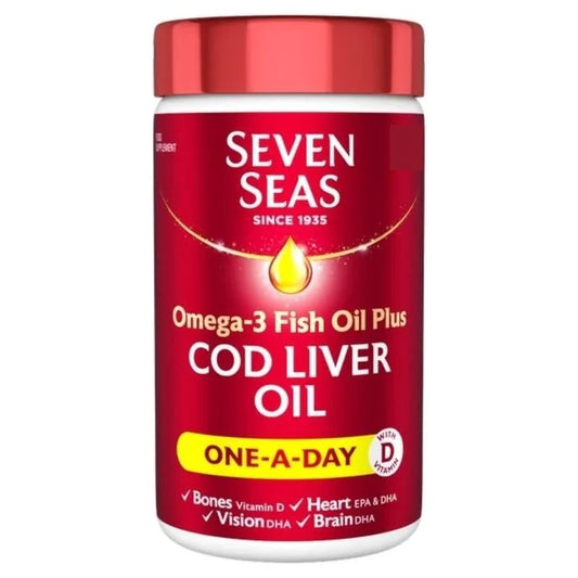 SEVEN SEAS PURE COD LIVER OIL  ONE A DAY 60 CAPS