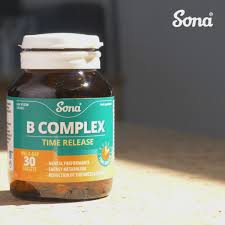 Sona B Complex - Vitamin B Time Release 30 One A day Tablets