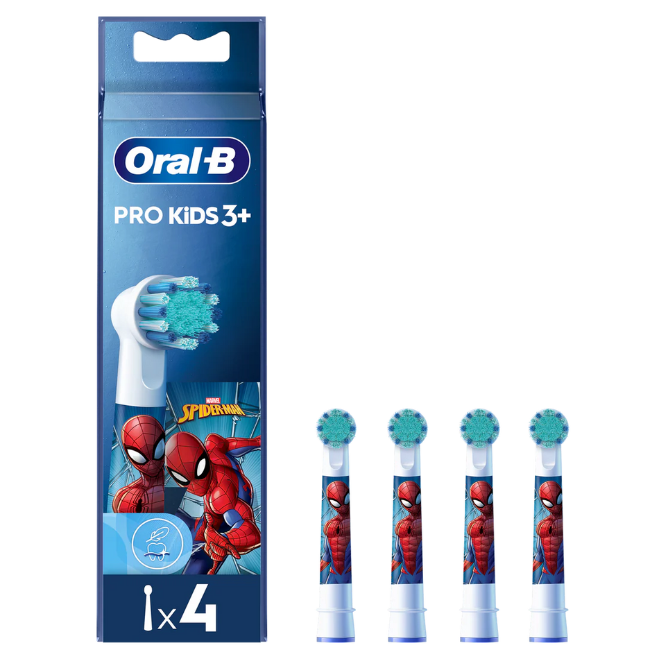 Oral  B Kids  Stages Spiderman Refill Head  4pk