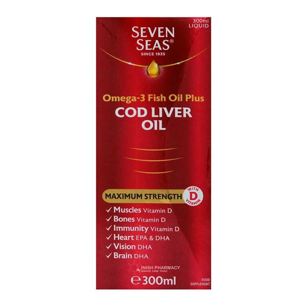 Seven Seas Omega -3 Fish Oil Max Strength 300ML