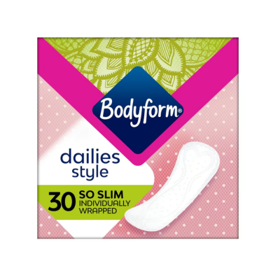 BODYFORM PANTY LINERS SO SLIM 30'S