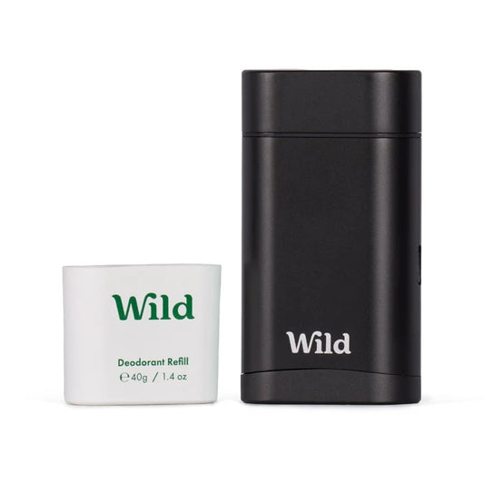 Wild Men's Cotton & Sea Salt Deodorant Starter Pack