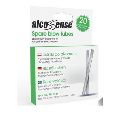 ALCOSENSE BLOW TUBES SINGLE 20PK X 1