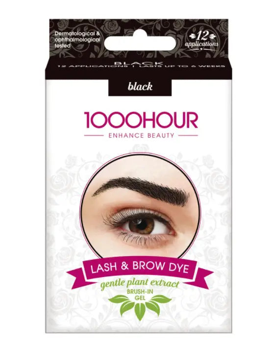 1000HR LASH & BROW DYE BLACK