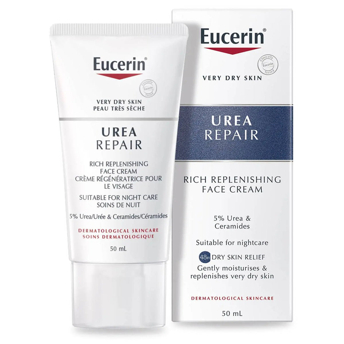 EUCERIN UREA 5% NIGHT CREAM 50ML