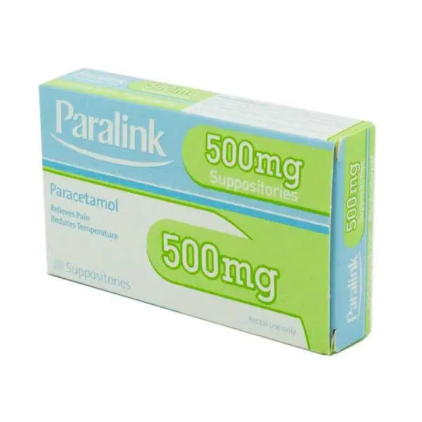 PARALINK PARACETAMOL 500MG SUPPOSITORIES 10PK