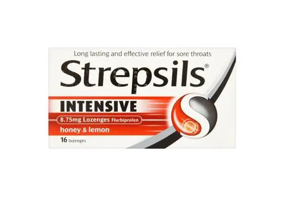 STREPSILS INTENSIVE HONEY & LEMON LOZENGES 16PK