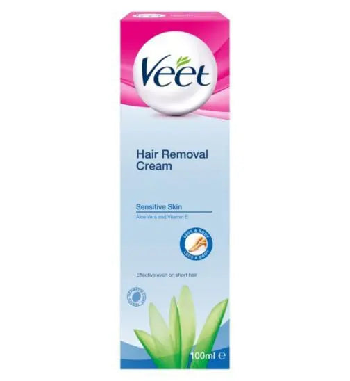 VEET 5 MINUTE SENSITIVE SKIN HAIR REMOVAL CREAM 200ML