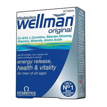 VITABIOTICS WELLMAN TABLETS 30PK