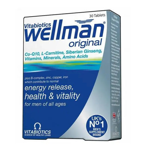 VITABIOTICS WELLMAN TABLETS 30PK