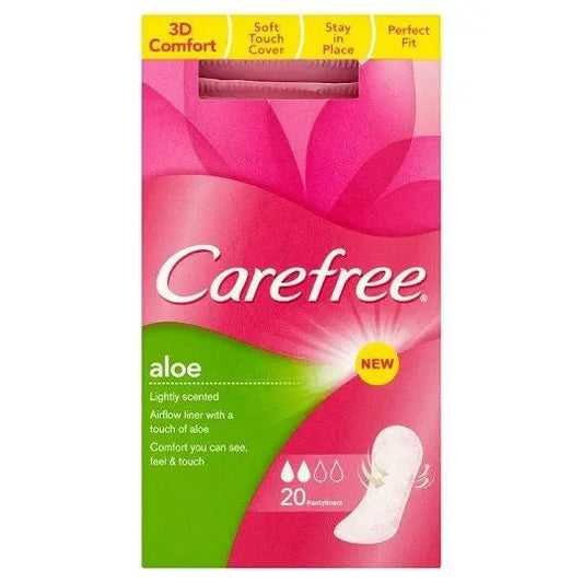 CAREFREE ALOE VERA LINER 20PK