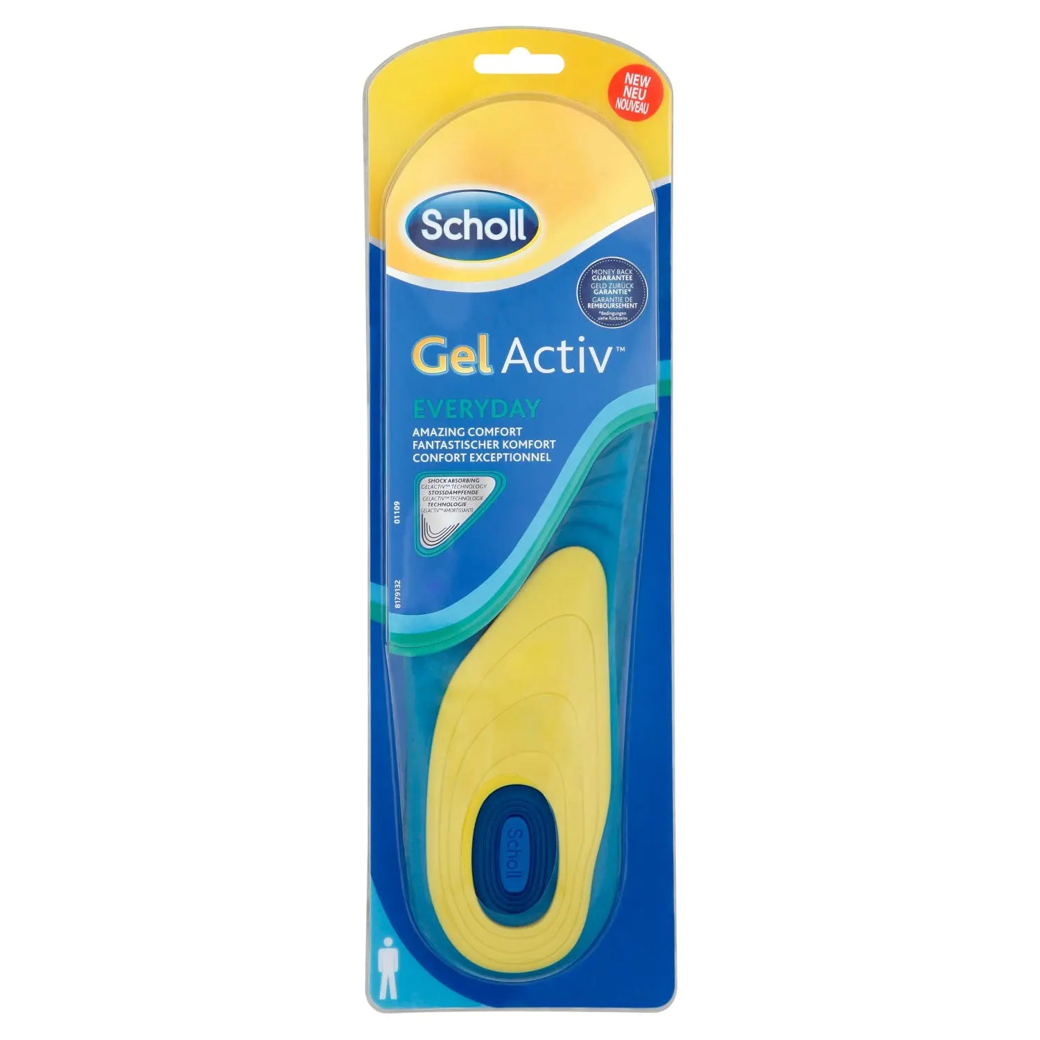 SCHOLL GEL ACTIV EVERYDAY INSOLES FOR MEN Chemco Pharmacy