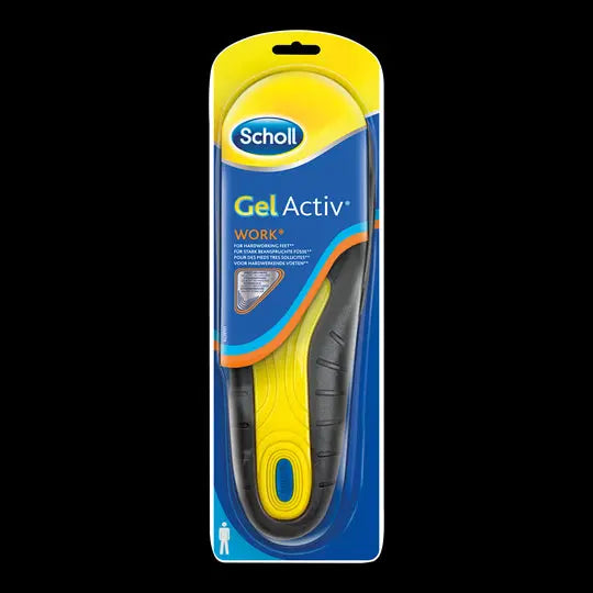 SCHOLL GEL ACTIV WORK INSOLES FOR MEN Chemco Pharmacy