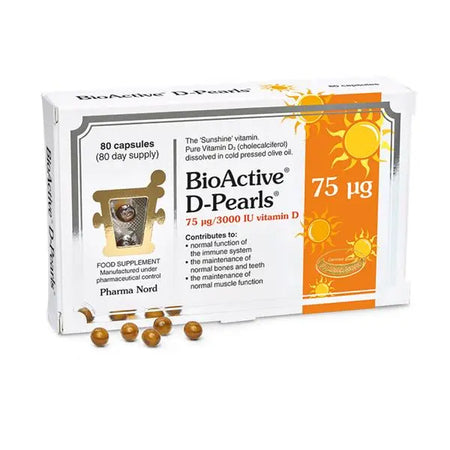 PHARMANORD BIOACTIVE D-PEARLS 75UG 80PK