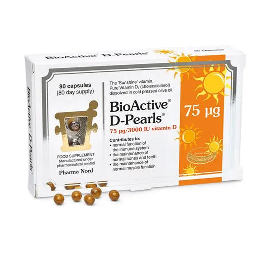 PHARMANORD BIOACTIVE D-PEARLS 75UG 80PK