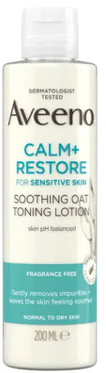 AVEENO CALM + RESTORE OAT TONING LOTION 200ML