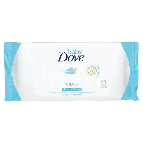 DOVE BABY WIPES 50PK RICH MOISTURE