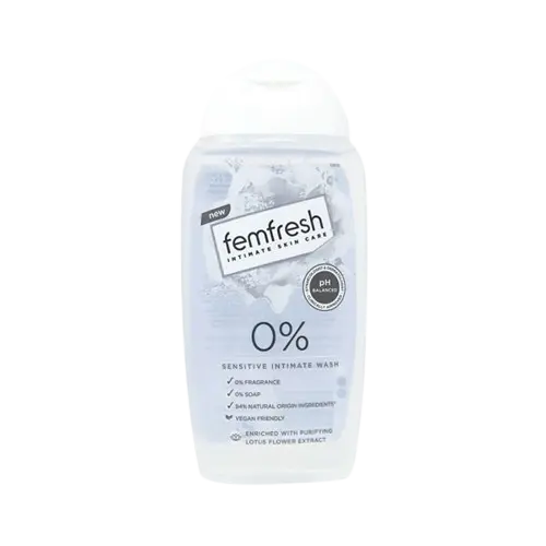 FEMFRESH SENSITIVE INTIMATE 0% WASH 250ML