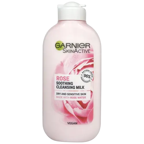 GARNIER ROSE CLEANSING MILK DRY/SENSITIVE SKIN 200ML