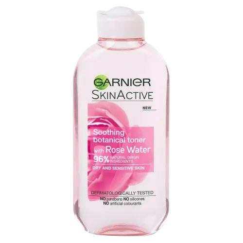 GARNIER ROSE WATER TONER SENSITIVE SKIN 200ML