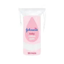 JOHNSON & JOHNSON COTTON PADS 50PK