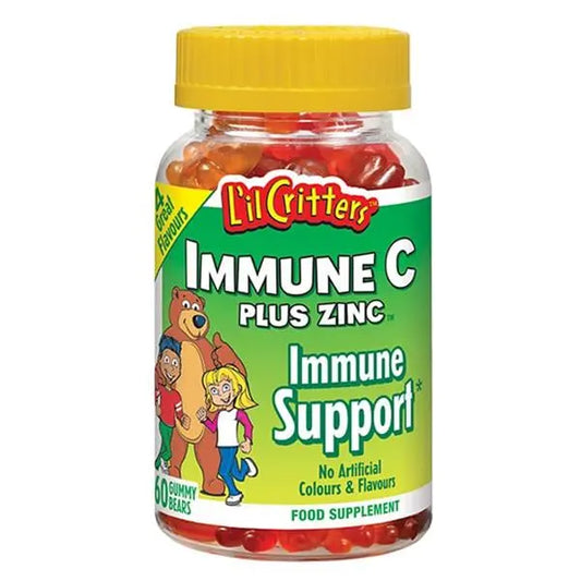 L'IL CRITTERS IMMUNE C PLUS ZINC VITAMINS 60PK