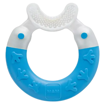 MAM BITE & BRUSH TEETHER BLUE 3MONTHS+