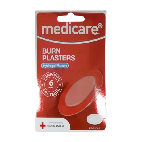 MEDICARE BURN PLASTERS 6PK