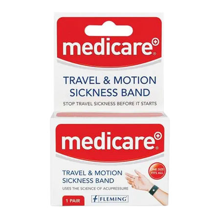 MEDICARE TRAVEL AND MOTION SICKNESS BAND