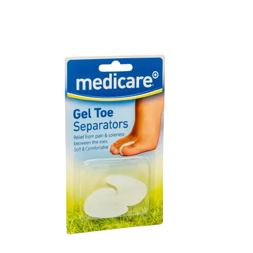 MEDICARE GEL TOE SEPARATORS 2PK