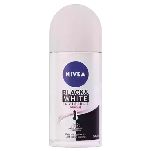 NIVEA ROLL ON DEODORANT INVISIBLE BLACK & WHITE 50ML