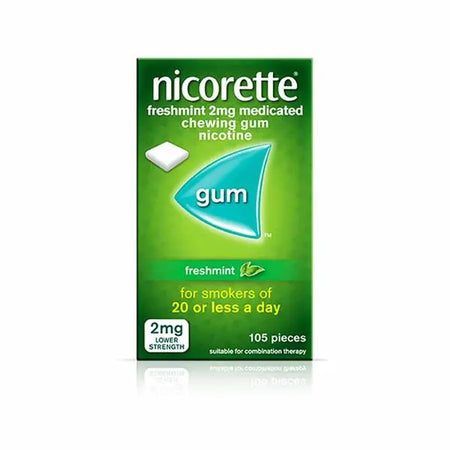 NICORETTE FRESHMINT GUM 2MG 105PK