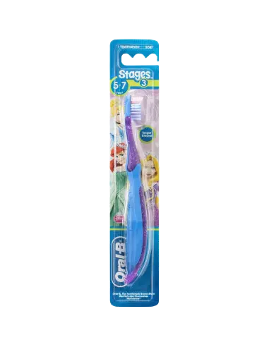 ORAL B STAGE 3 TOOTHBRUSH 5-7 YEARS DISNEY PRINCESS