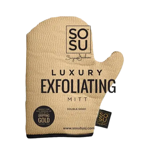 SOSU DRIPPING GOLD EXFOLIATING MITT