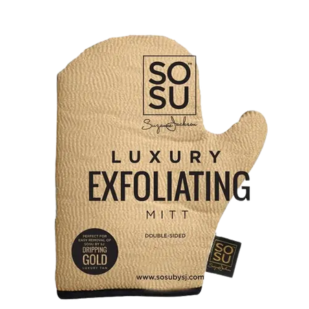 SOSU DRIPPING GOLD EXFOLIATING MITT