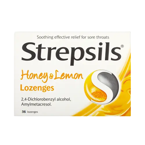 STREPSILS HONEY & LEMON LOZENGE 36PK