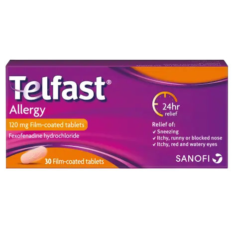 TELFAST ALLERGY 120MG TABLETS 30PK