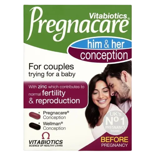 VITABIOTICS PREGNACARE CONCEPTION HIS & HERS 60PK