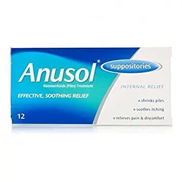 ANUSOL SUPPOSITORIES (12PK)