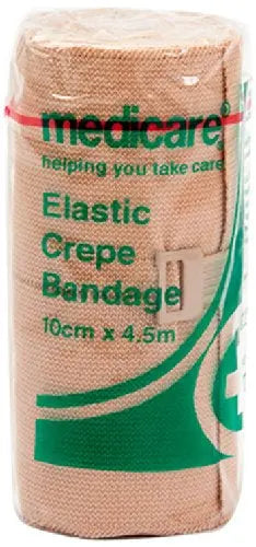 MEDICARE CREPE BANDAGE BP 10CMX4.5M Chemco Pharmacy