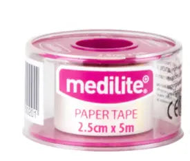 MEDILITE PAPER TAPE 2.5CMX5M