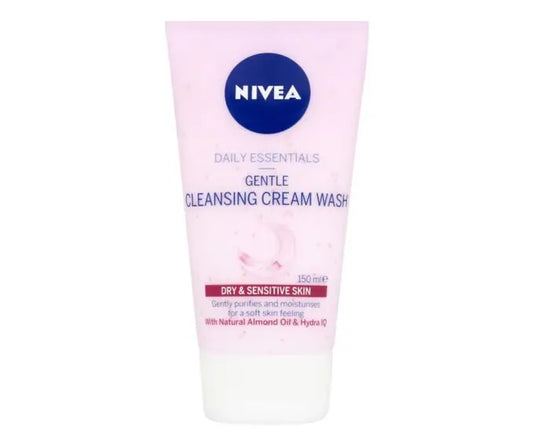 NIVEA DAILY ESSENTIALS GENTLE CLEANSING CREAM WASH 150ML