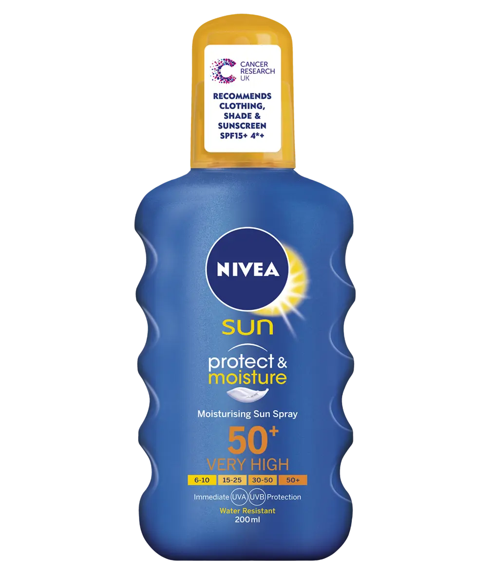 NIVEA SUN PROTECT & MOISTURE SPRAY SPF50+ (200ML) Chemco Pharmacy