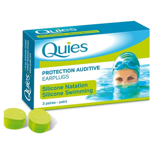 QUIES SILICONE EARPLUGS (3 PAIRS)