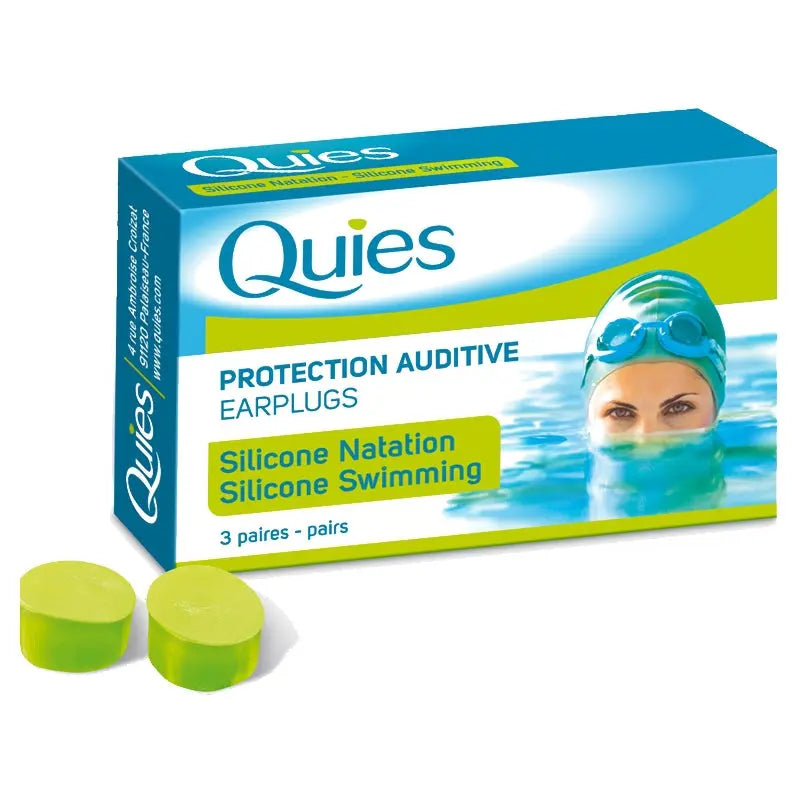 QUIES SILICONE EARPLUGS (3 PAIRS)