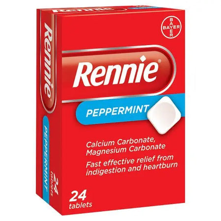 RENNIE PEPPERMINT TABLETS 24PK