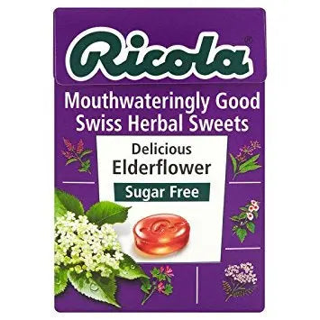 RICOLA SUGAR FREE ELDERFLOWER DROPS Chemco Pharmacy