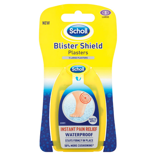 SCHOLL BLISTER SHIELD PLASTERS LARGE