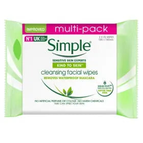 SIMPLE KIND TO SKIN CLEANSING WIPES 2X25PK Chemco Pharmacy